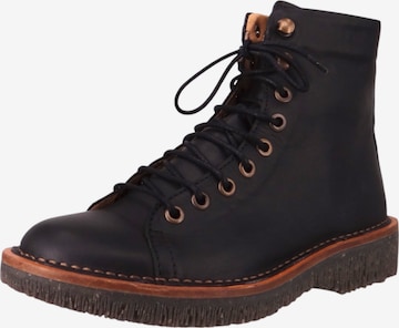 Bottines à lacets EL NATURALISTA en noir : devant