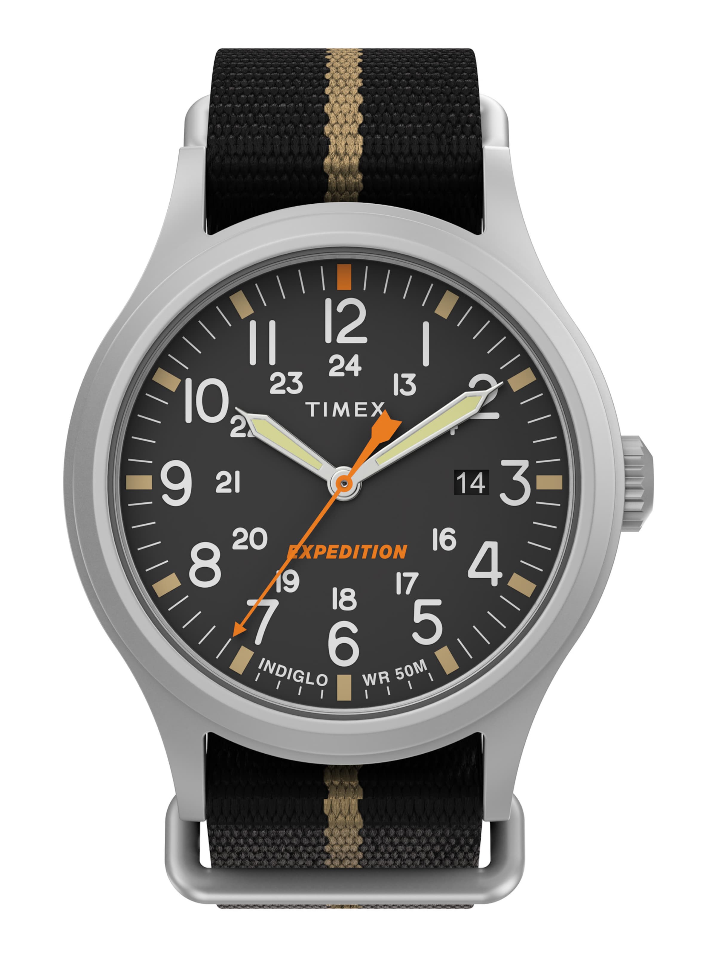 TIMEX Analog watch in Brown: front
