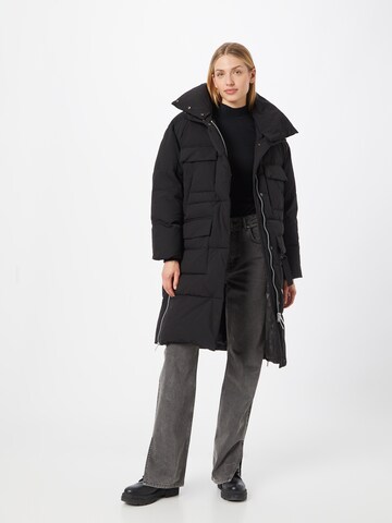 FREAKY NATION Winter Coat 'Holiday' in Black