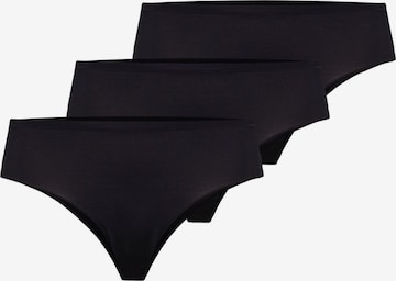 Hanro Slip 'Allure' in Schwarz: Vorderseite