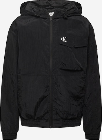 Calvin Klein Jeans Between-Season Jacket in Black: front