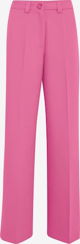 Pantalon ' PCGinette Pants ' Peppercorn en rose : devant
