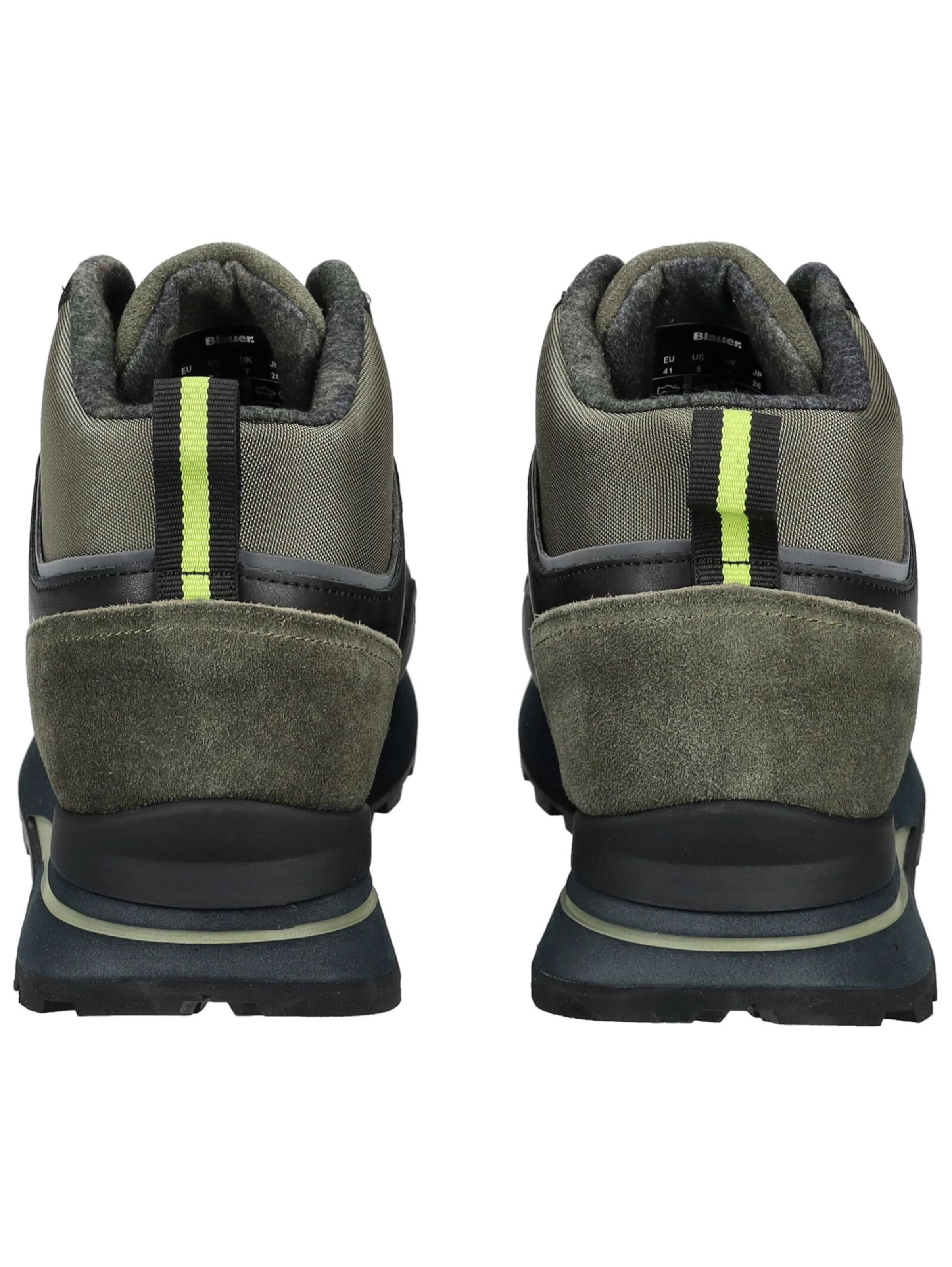 Sneaker alta di Blauer.USA in verde