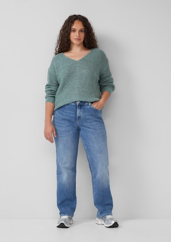 QS Pullover in Grün