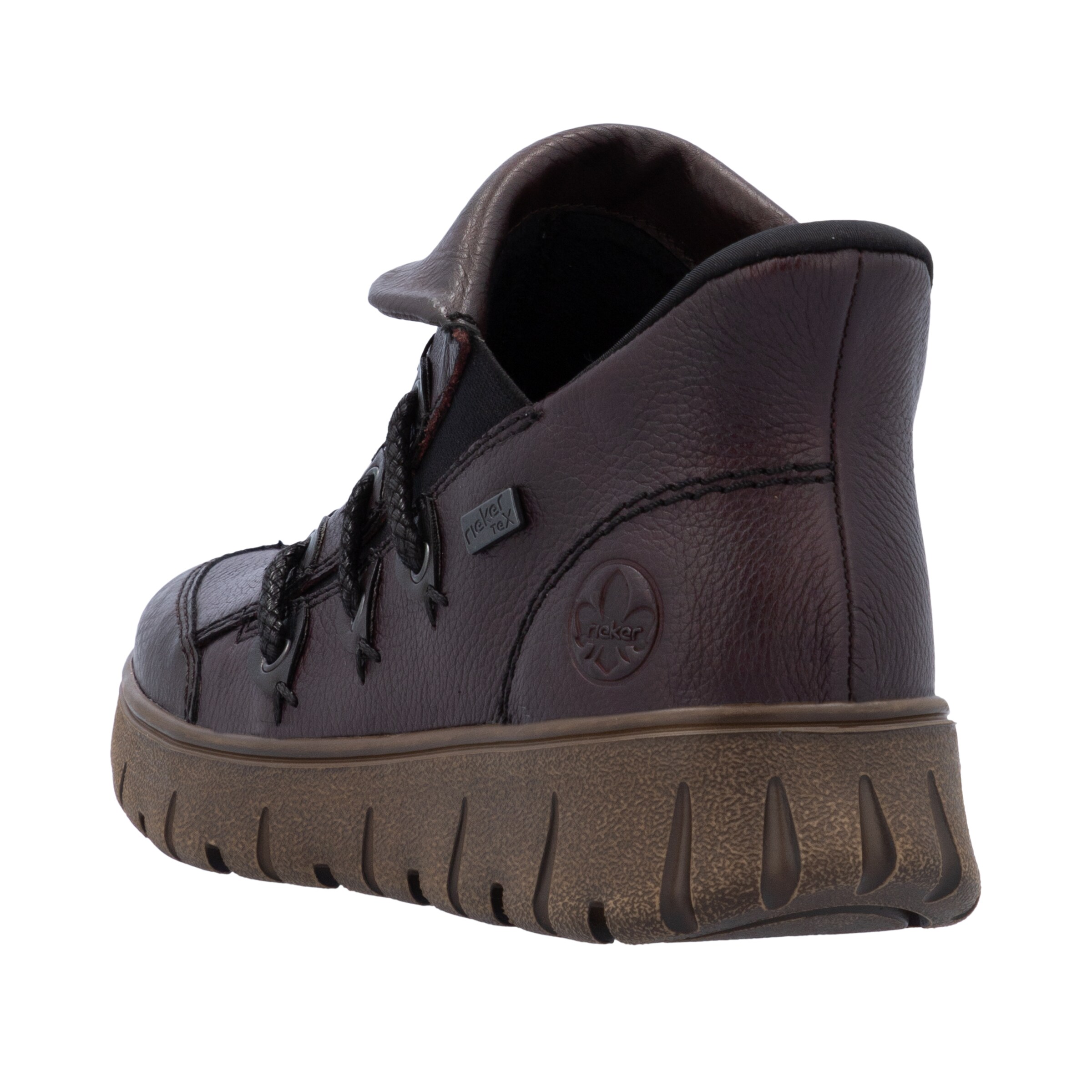 Bottines 'N1353' Rieker en rouge