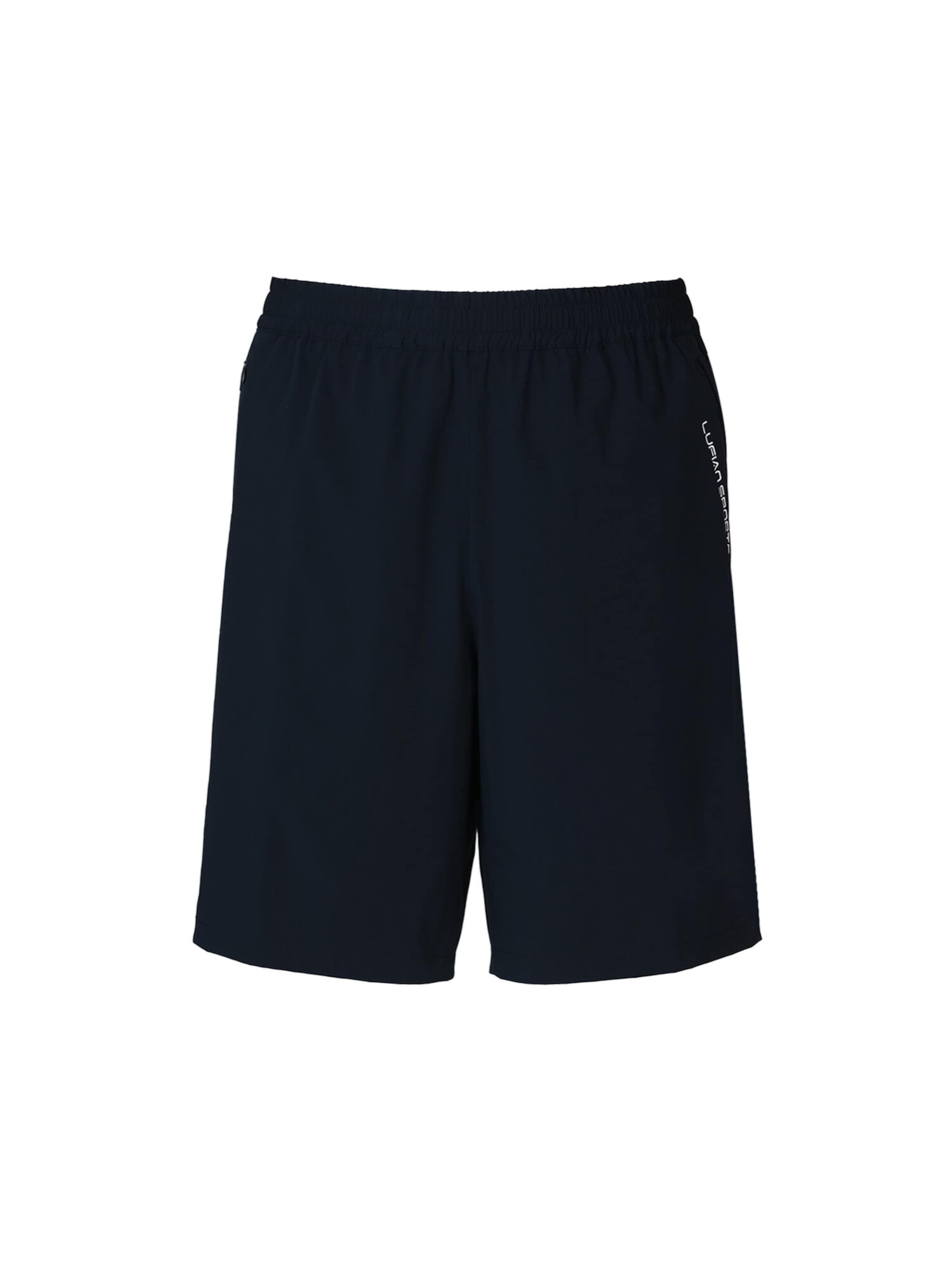 Coupe slim Pantalon 'SECOND' Lufian en bleu : devant