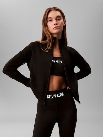 Calvin Klein Sport Jacke in Schwarz: Vorderseite