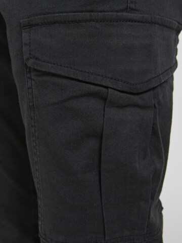 JACK & JONES Slim fit Cargo trousers 'Marco Joe' in Black