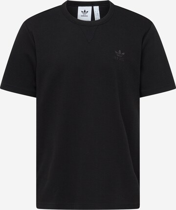juoda ADIDAS ORIGINALS Marškinėliai 'Trefoil Essentials': priekis