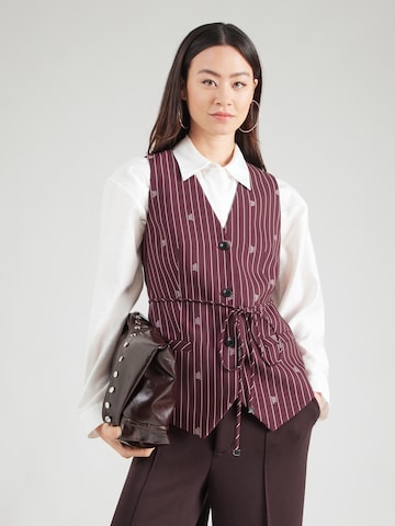 Gilet de costume 'Autana' HUGO en rouge : devant