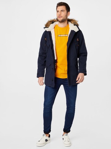 INDICODE JEANS - Parka de inverno 'Fann' em azul