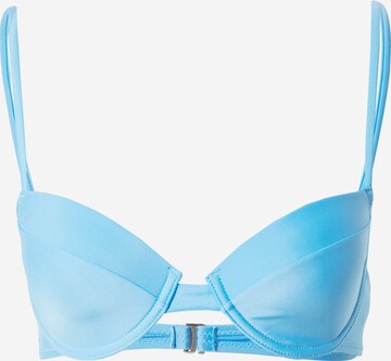 millane Balconette Bikini Top 'Nela' in Blue: front