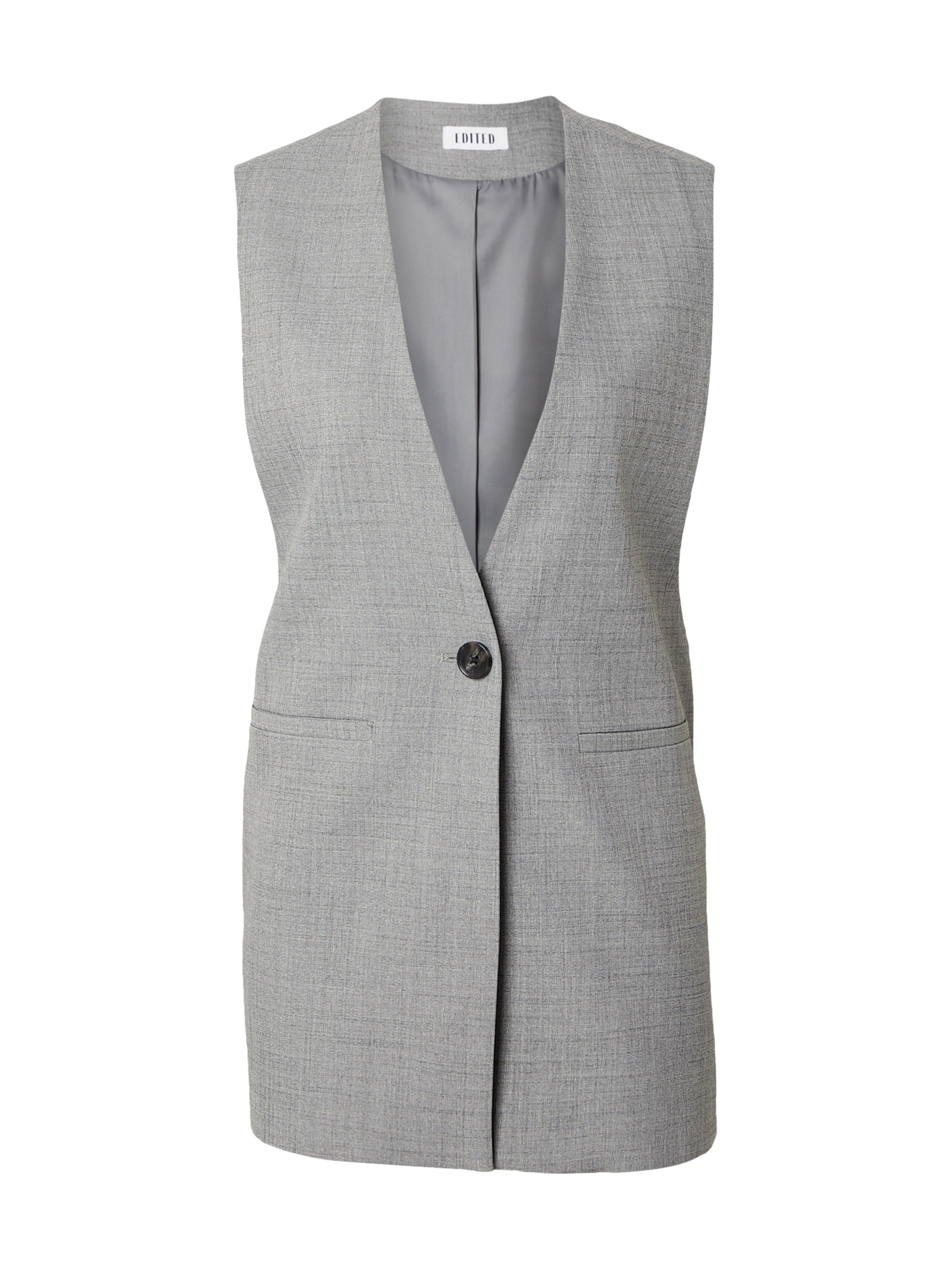 EDITED Weste 'Silena' in Beige: Vorderseite