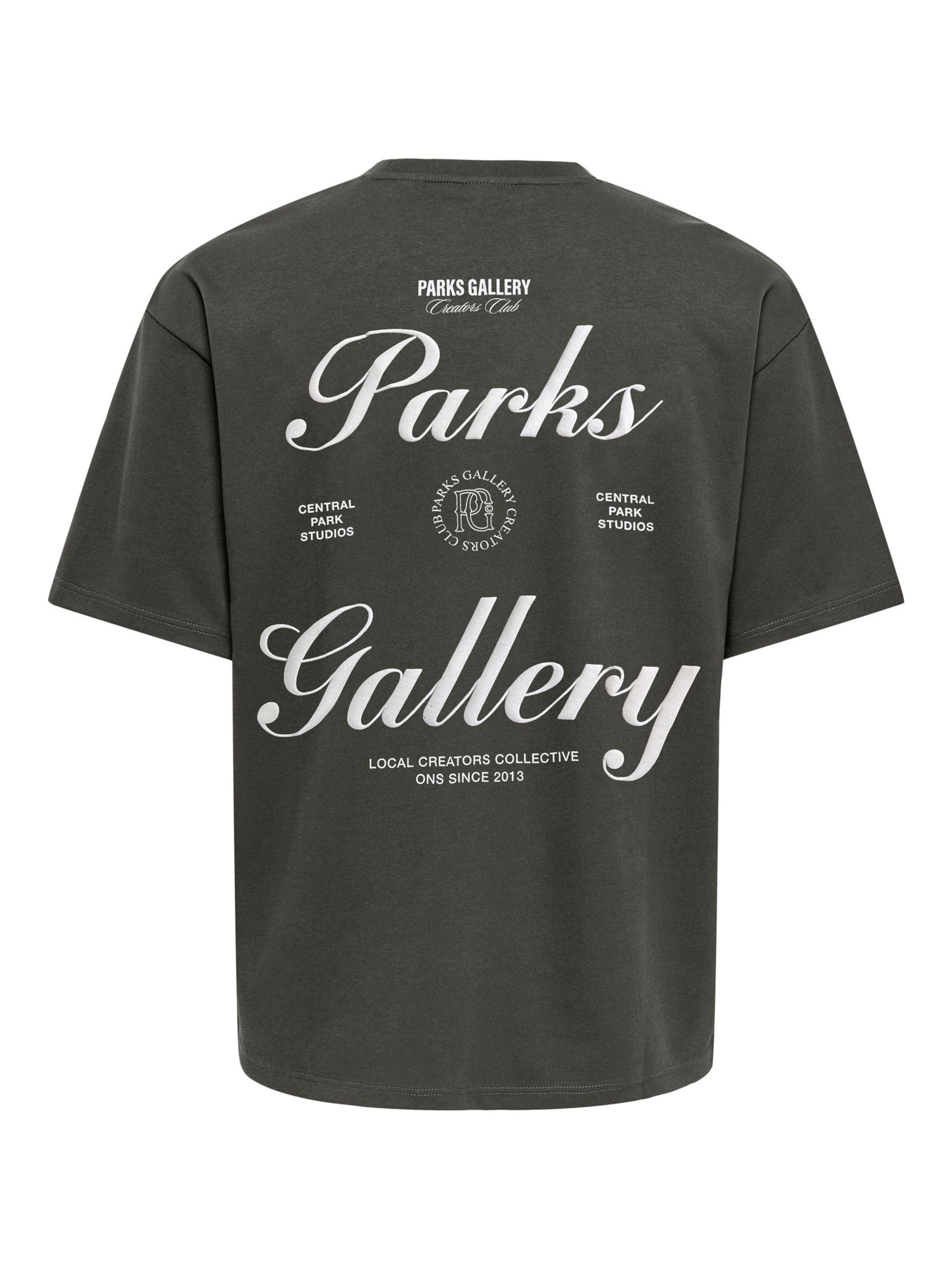 Only & Sons Футболка 'ONSPARKS GALLERY' в Зеленый