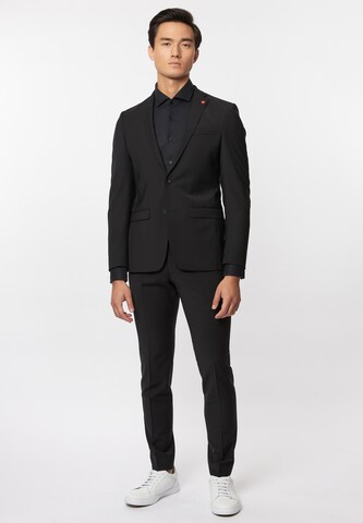 ROY ROBSON Slim fit Suit in Black: front