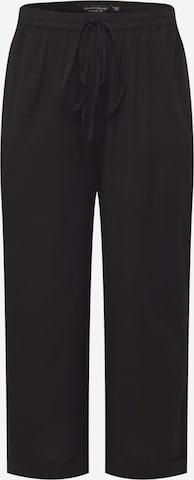 Wide Leg Pantalon Dorothy Perkins Curve en noir : devant