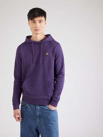 Lyle & Scott Sweatshirt in Lila: Vorderseite