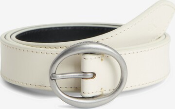 Ceinture Calvin Klein Jeans en blanc : devant