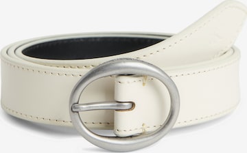 Calvin Klein Jeans Riem in Wit: voorkant