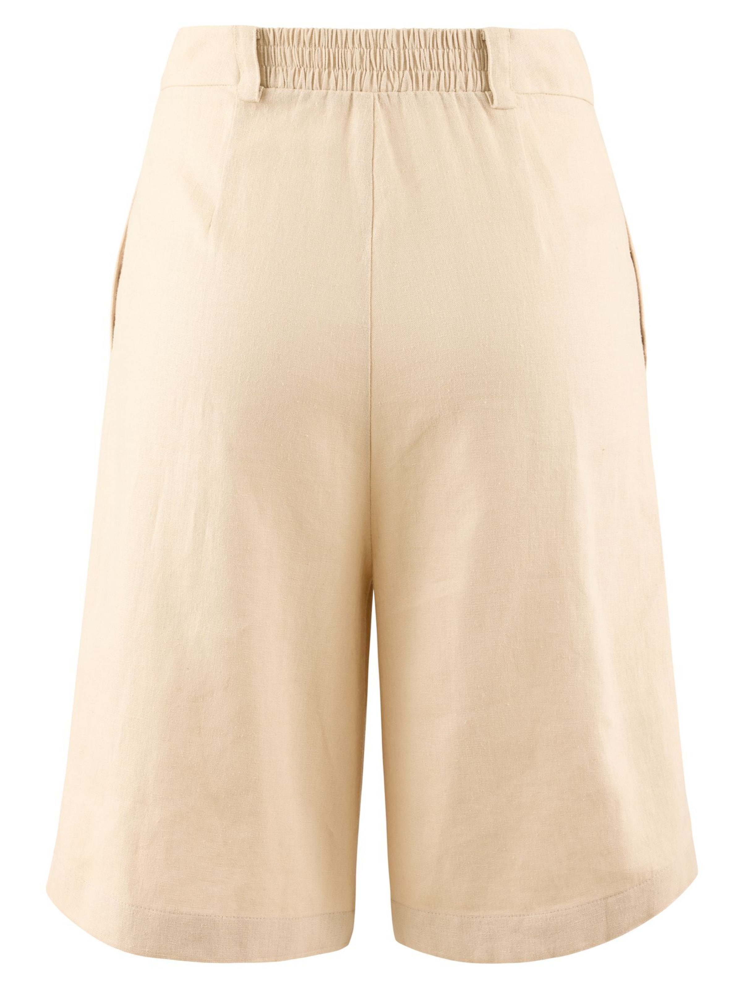 Tamaris Wide leg Bandplooibroek in Beige
