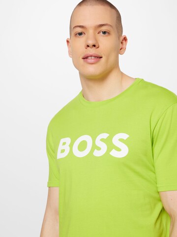 BOSS Orange Shirt 'Thinking' in Green