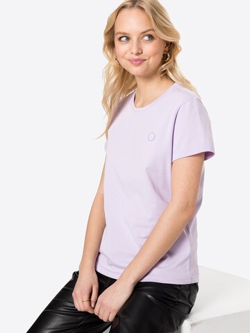 KnowledgeCotton Apparel Shirt 'ROSA' in Purple