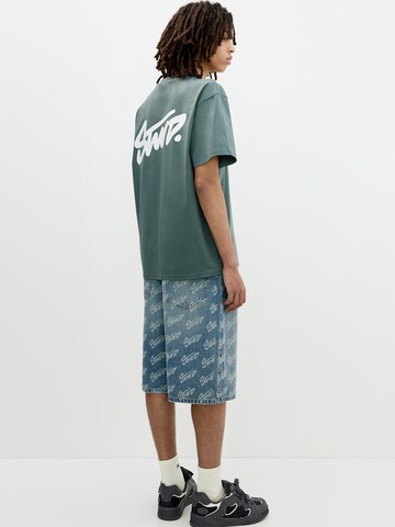Fit confort T-Shirt 'STWD' Pull&Bear en vert