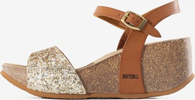 Bayton Sandales 'Maya', krāsa - kamieļkrāsas / Zelts, Preces skats