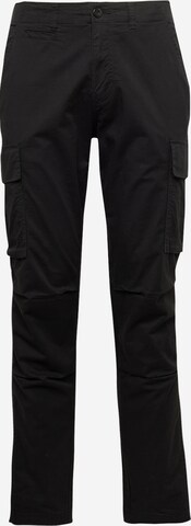 Pantalon cargo 'Ace Tucker' JACK & JONES en noir : devant