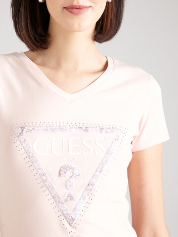 GUESS Majica | roza barva