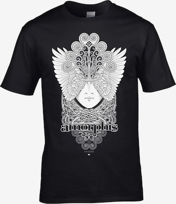 Amorphis Koszulka 'Amorphis T-Shirt' w kolorze czarny: przód