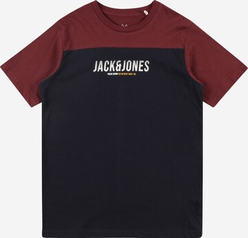 Jack & Jones Junior Tričko 'Dan' – modrá: přední strana