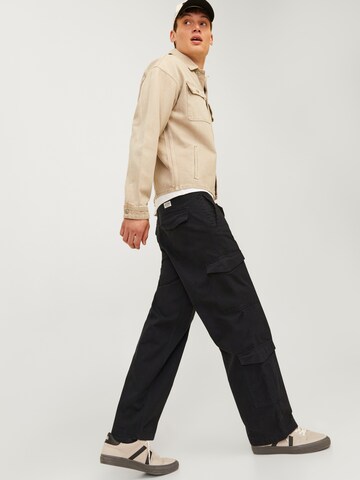 JACK & JONES Regular Cargobroek 'BILL RUSH' in Zwart