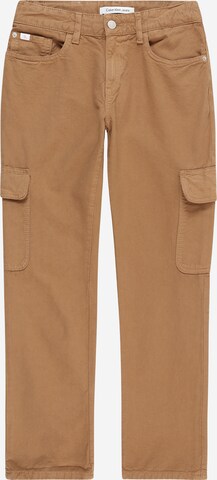 Calvin Klein Jeans Regular Jeans in Brown: front