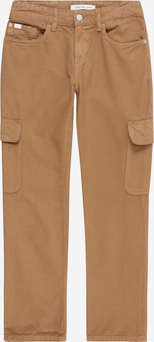 Regular Jean Calvin Klein Jeans en marron : devant