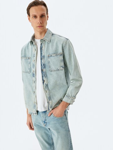 Koton Between-Season Jacket in Blue: front