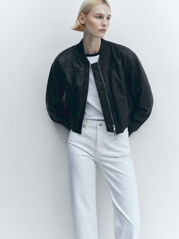 MANGO regular Jeans 'BLANCA' i hvid
