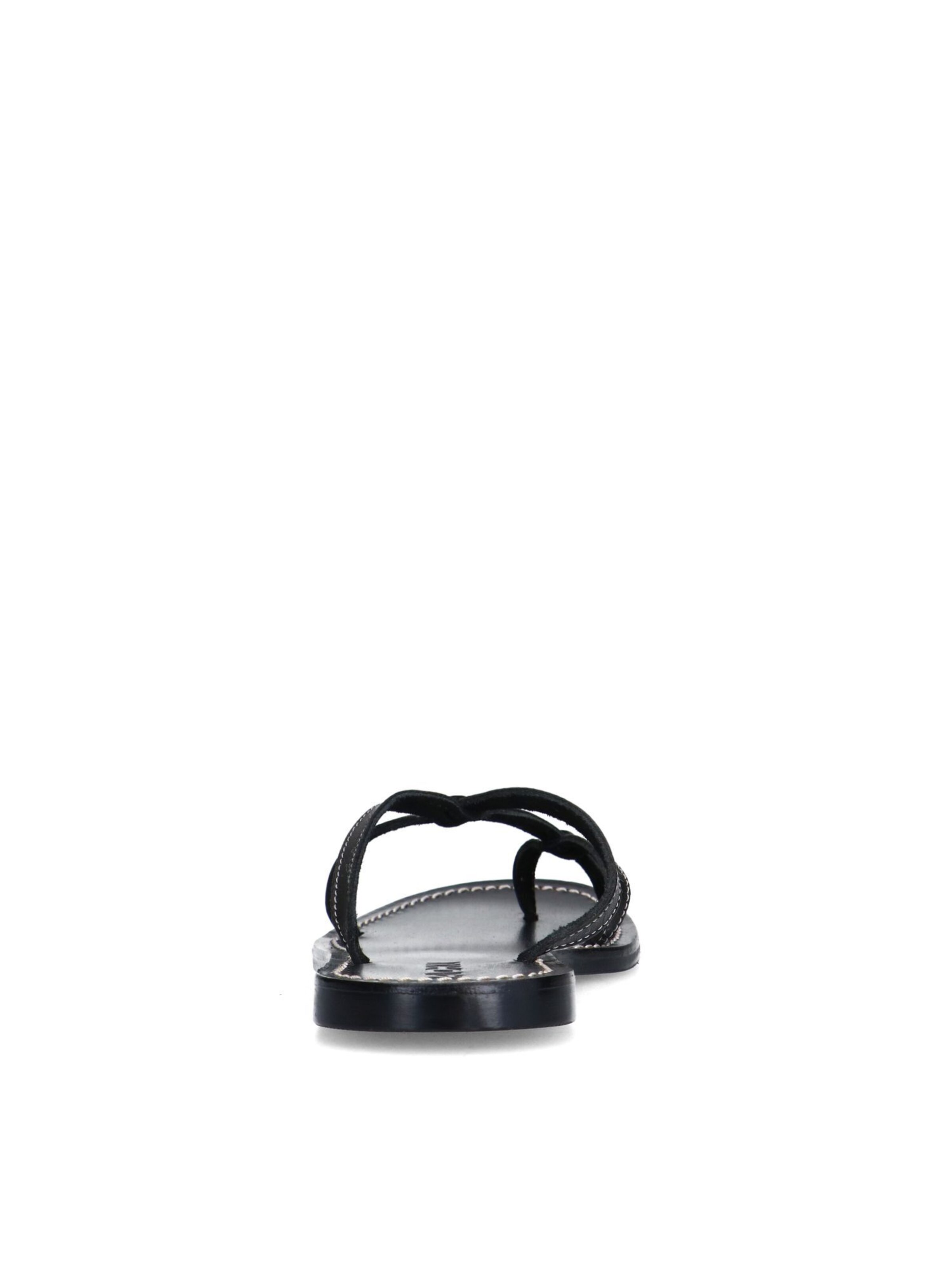 SACHA Teenslipper in Zwart