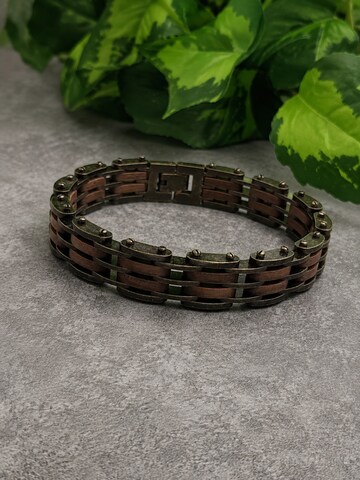 Holzwerk - Pulsera 'GOLDSEE' en marrón
