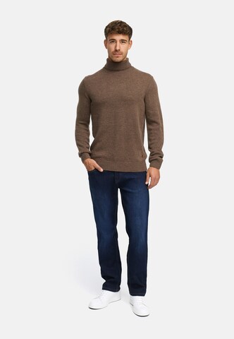 INDICODE JEANS Trui 'INMargous' in Bruin