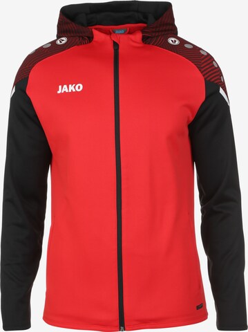 Veste de survêtement JAKO en rouge : devant