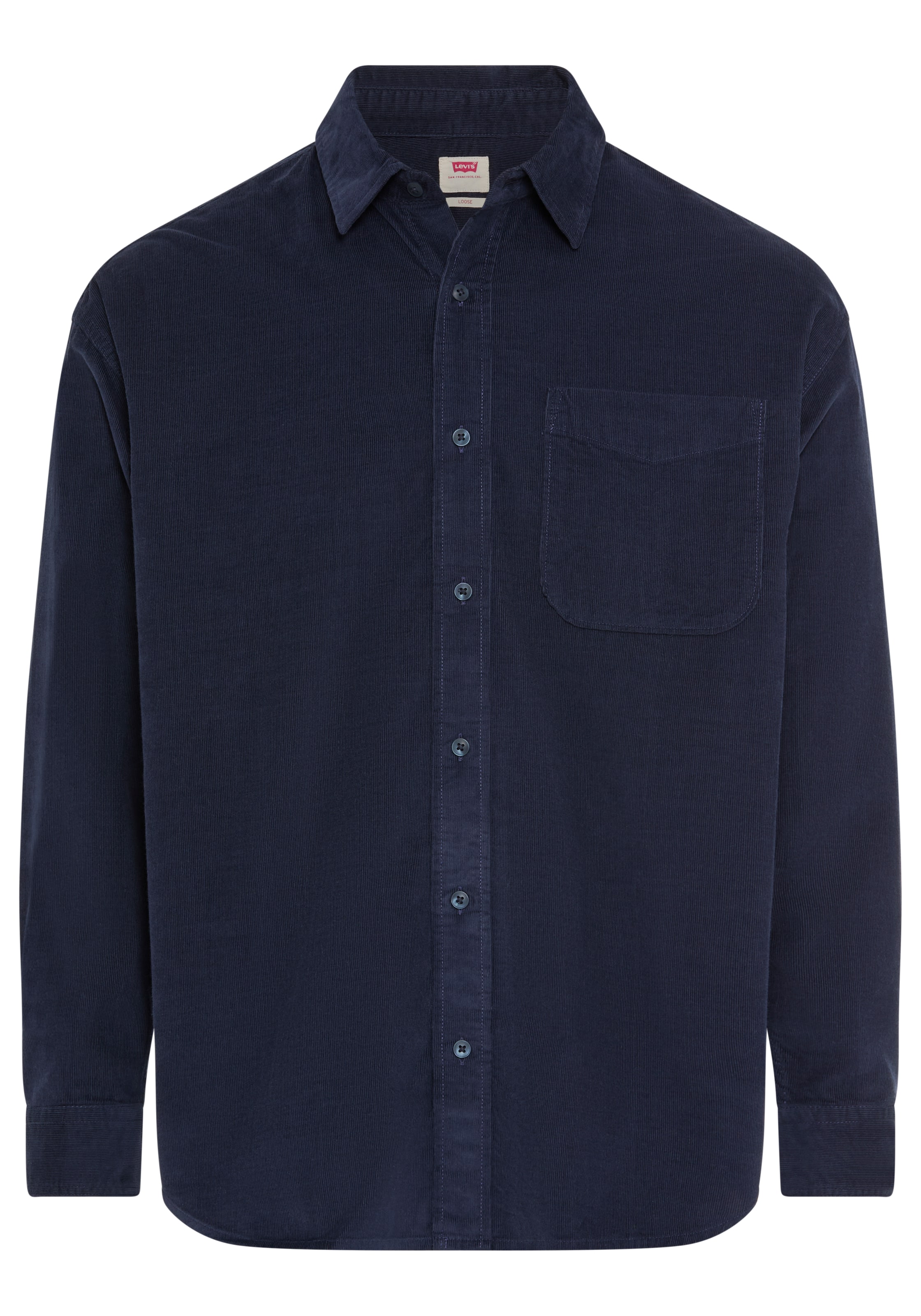 LEVI'S ® Regular Fit Hemd in Blau: Vorderseite