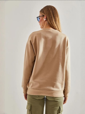 Bianco Lucci Sweatshirt in Bruin