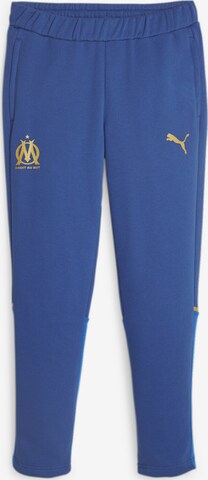 Coupe slim Pantalon de sport PUMA en bleu : devant