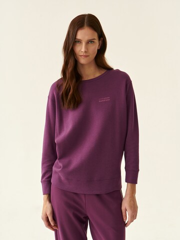 TATUUM - Sweatshirt 'Tati' em roxo: frente