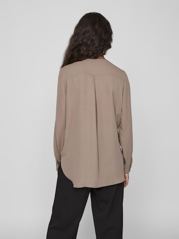 VILA Bluse in Braun