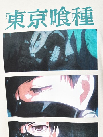 Recovered Shirt 'Tokyo Ghoul 4' in Beige
