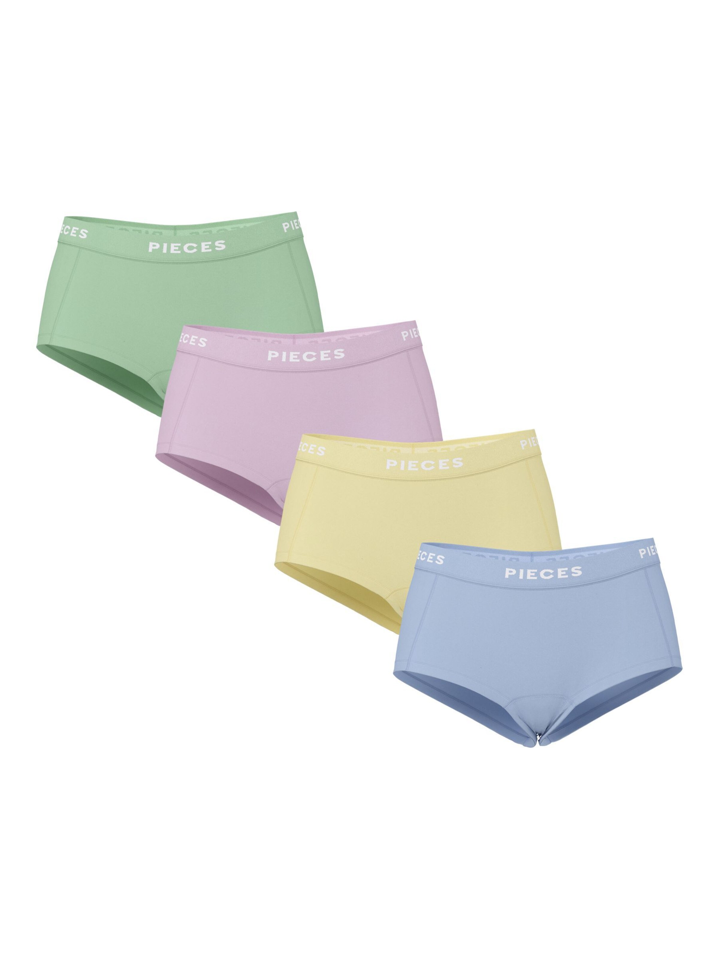 PIECES Broekje in Blauw: voorkant