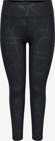 juoda ONLY PLAY Siauras Sportinės kelnės 'ONPFONT': priekis