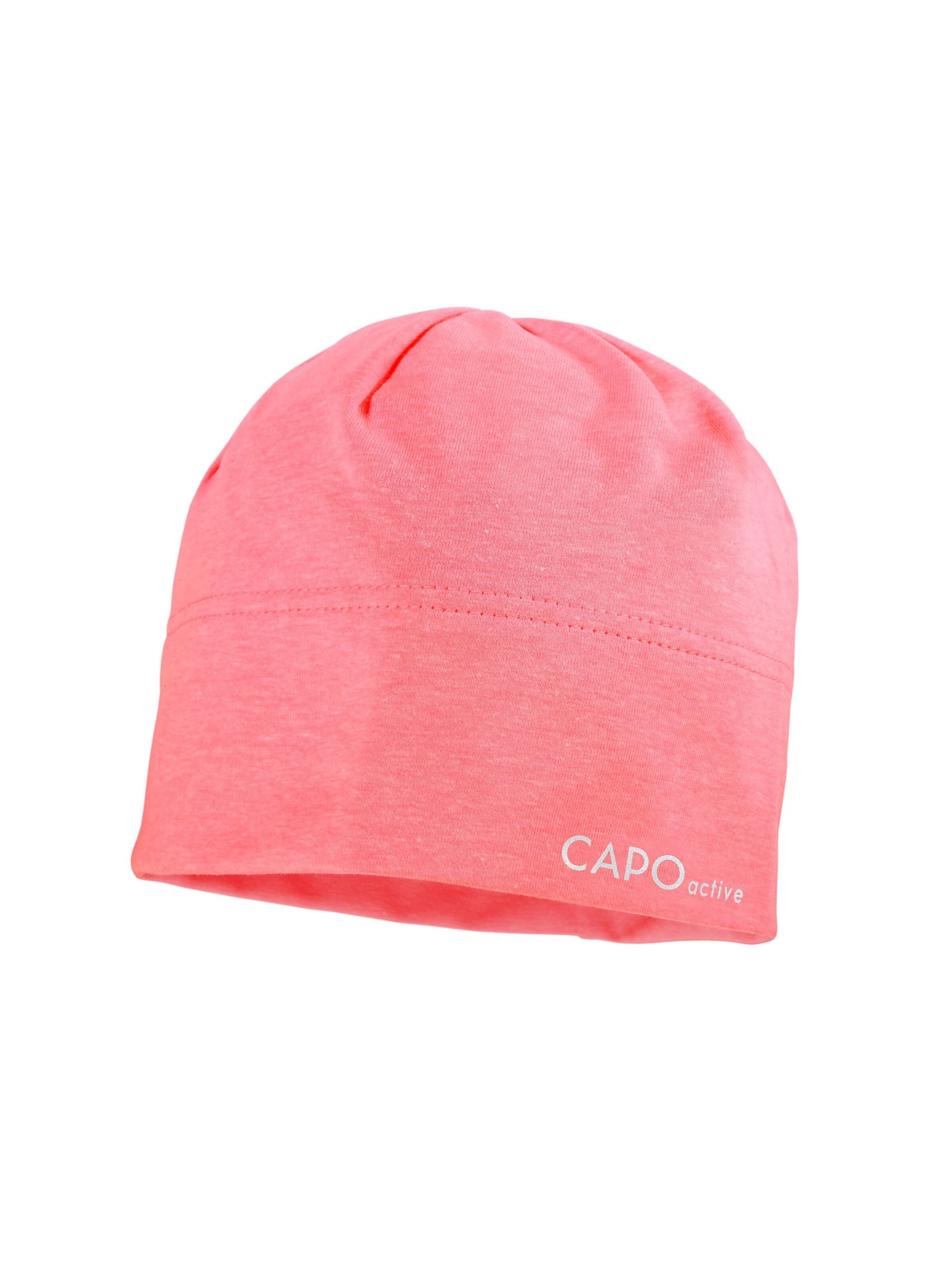CAPO Beanie in Pink: front